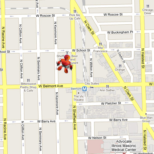 Map to Robot City Workshop